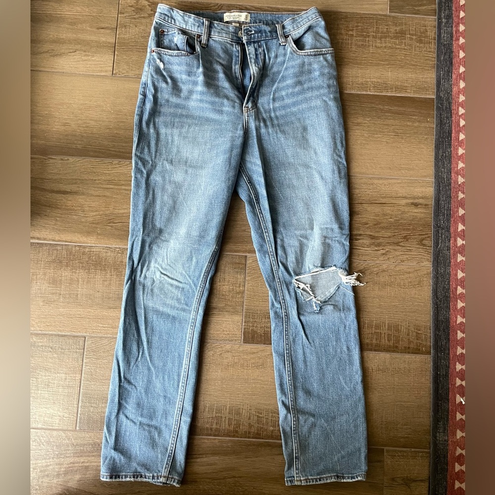 Abercrombie 90s Slim Straight Curve Love Jeans